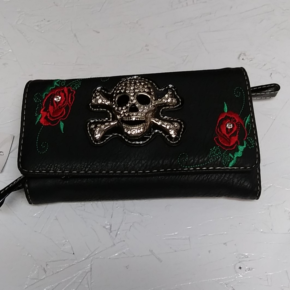Biker scull wallet